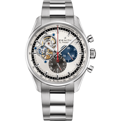 Zenith El Primero Chronomaster Open Stainless Steel / Silver 1969 / Bracelet 03.2040.4061/69.M2040