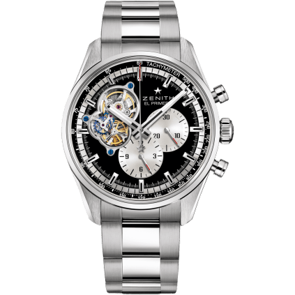 Zenith El Primero Chronomaster Open Stainless Steel / Black / Bracelet 03.2042.4061/21.M2040