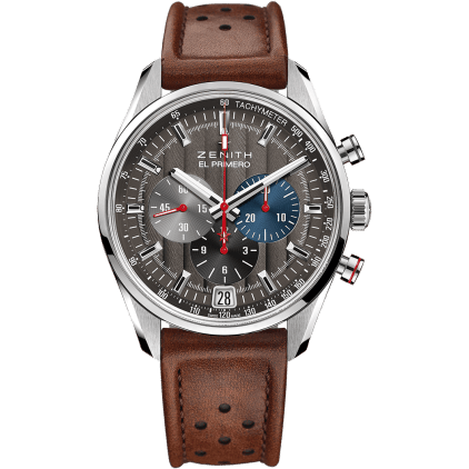 Zenith El Primero Chronomaster 42 Stainless Steel / Anthracite / Strap / Classic Cars 03.2046.400/25.C771