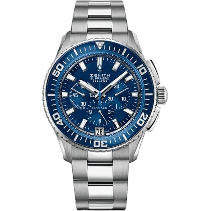Zenith El Primero Stratos Flyback Blue Bracelet 03.2067.405/51.M2060