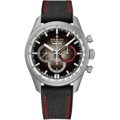 Zenith Chronomaster El Primero Radar Stainless Steel / Brown / Rubber 03.2082.400/02.R830