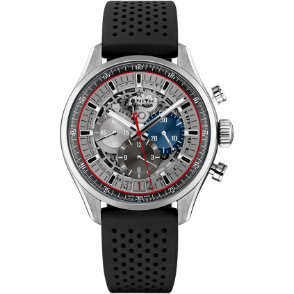 Zenith El Primero Chronomaster Skeleton 45 Stainless Steel / Rubber 03.2522.400/69.R576