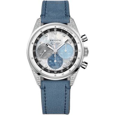 Zenith Chronomaster Original Stainless Steel / Diamond / MOP / Strap 16.3200.3600/02.C907