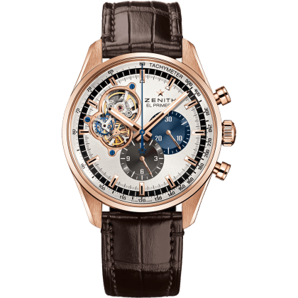 Zenith El Primero Chronomaster 1969 Gold / Silver / Alligator 18.2040.4061/69.C494