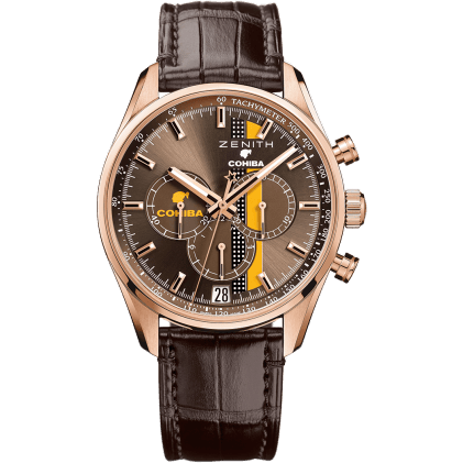 Zenith El Primero Chronomaster Range Rover 42 Rose Gold / Brown / Alligator 18.2041.400/76.C795