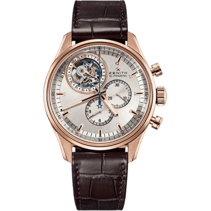 Zenith El Primero Tourbillon Rose Gold / Silver 18.2050.4035/01.C713