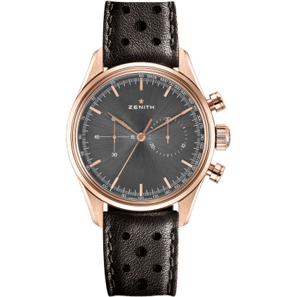 Zenith El Primero 146 Rose Gold / Grey / Calf 18.2150.4069/91.C812