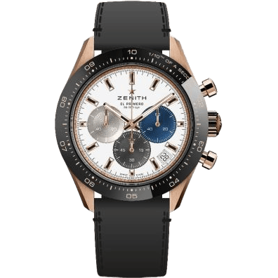 Zenith Chronomaster Sport Rose Gold / White / Calf 18.3100.3600/69.C920