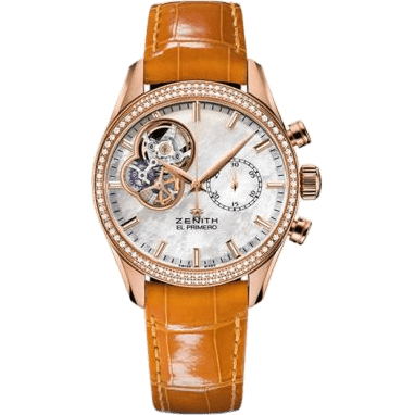 Zenith El Primero Chronomaster Lady 38 Rose Gold / Mother of Pearl / Alligator 22.2150.4062/81.C753