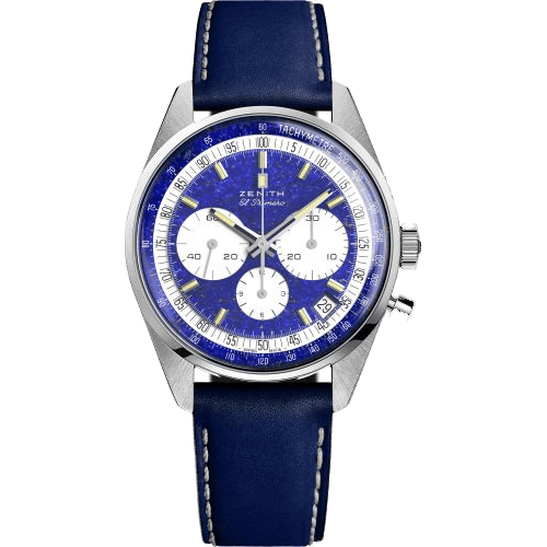 Zenith El Primero A386 Platinum / Lapis Lazuli / Phillips 40.P386.400/57.C842
