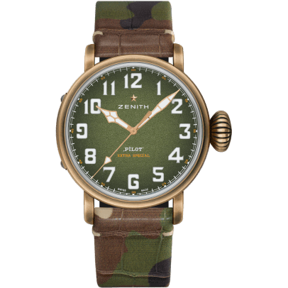 Pilot Type 20 Adventure 45mm Bronze / Khaki / Camo