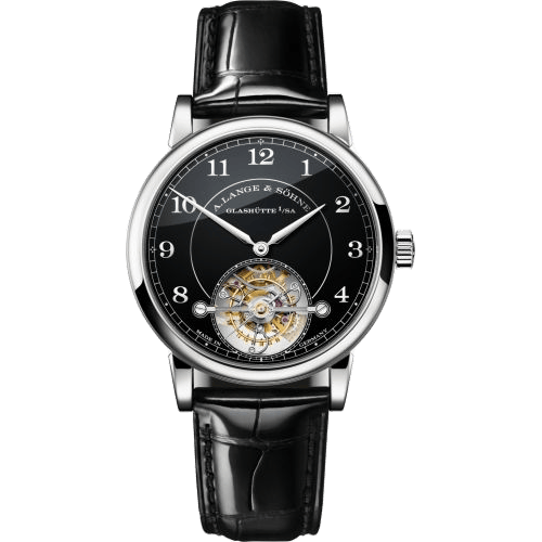 1815 Tourbillon Platinum / Black Enamel
