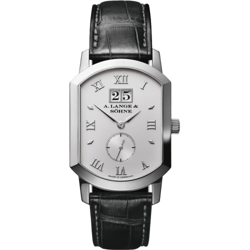 Grand Arkade Big Date Platinum / Silver