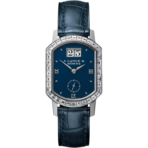 Arkade White Gold - Baguette / Blue