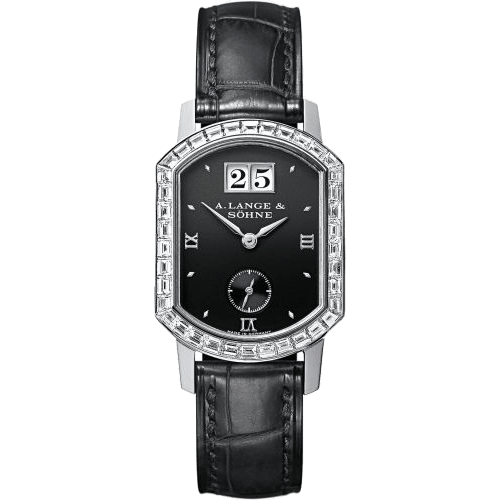 Arkade White Gold - Baguette / Black