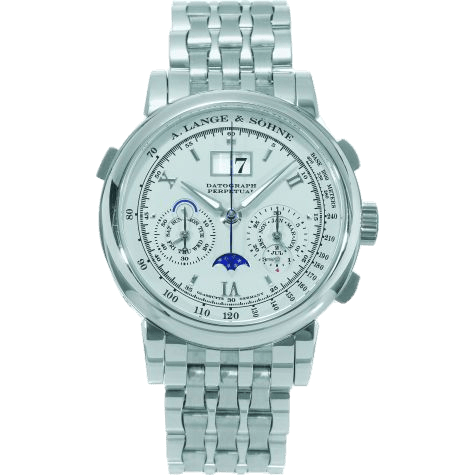 Datograph Perpetual Platinum / Silver / Bracelet