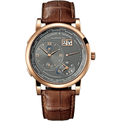 Lange 1 Time Zone Rose Gold / Grey