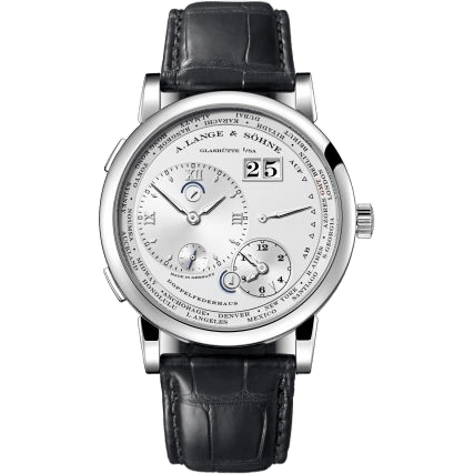 Lange 1 Timezone White Gold / Silver / Luminous