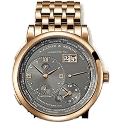 Lange 1 Time Zone Rose Gold / Grey / Bracelet