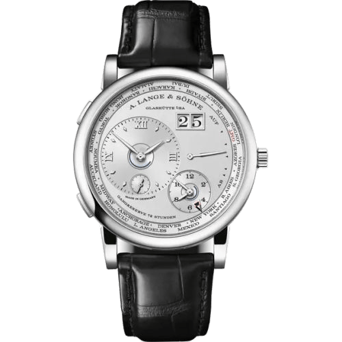 Lange 1 Timezone Platinum / Silver