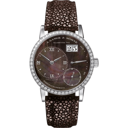 Kleine Lange 1 Soirée White Gold - Diamond / Brown MOP