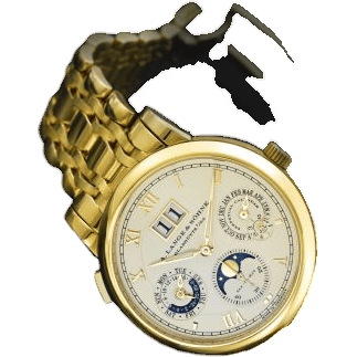 Langematik Perpetual Yellow Gold / Bracelet
