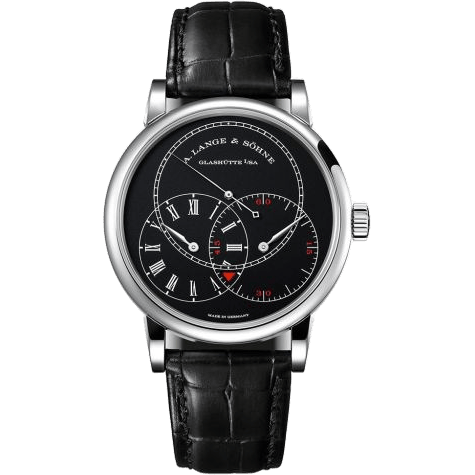 Richard Lange Jumping Seconds White Gold / Black