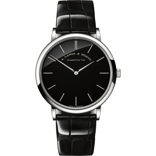 Saxonia Thin Platinum / Onyx