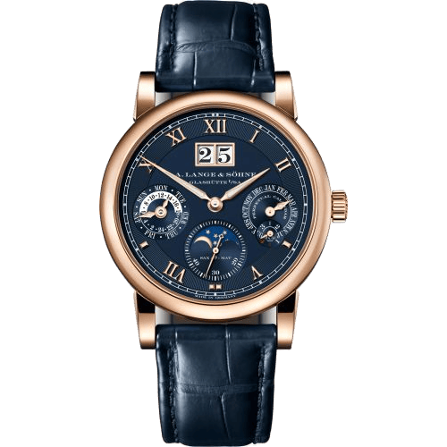 Langematik Perpetual Pink Gold / Blue / 20th Anniversary