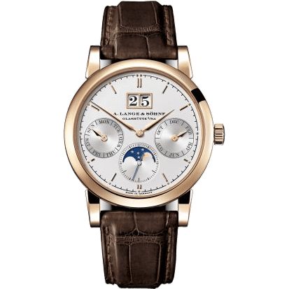 Saxonia Annual Calendar Pink Gold / Silver