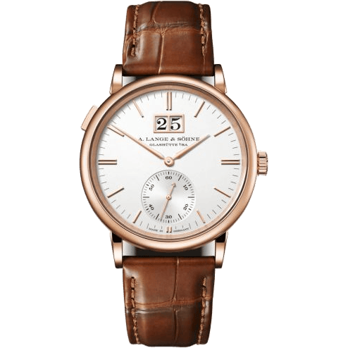 Saxonia Outsize Date Pink Gold / Silver