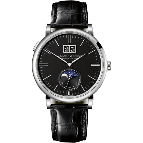 Saxonia Moonphase White Gold / Black