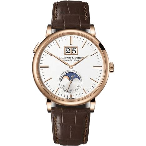 Saxonia Moonphase Pink Gold / Silver