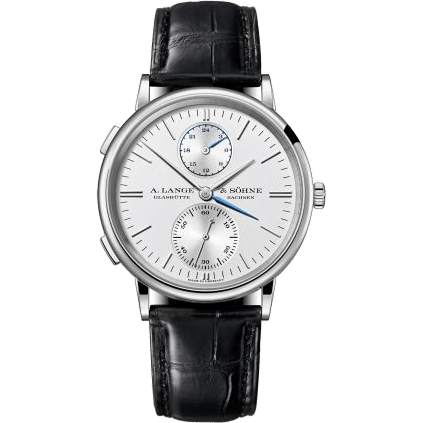 Saxonia Dual Time White Gold