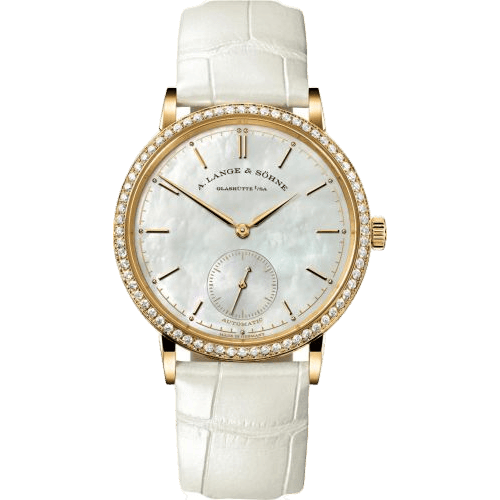 Saxonia Automatik Yellow Gold - Diamond / MOP