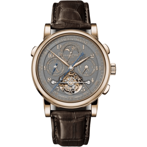 1815 Tourbograph Perpetual Honey Gold Homage to F.A. Lange