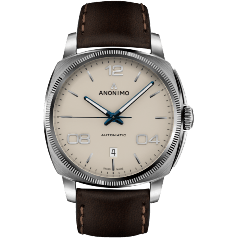 Epurato Automatic Stainless Steel / Cream / Leather