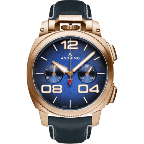 Militare Chrono Bronze / Blue / Leather