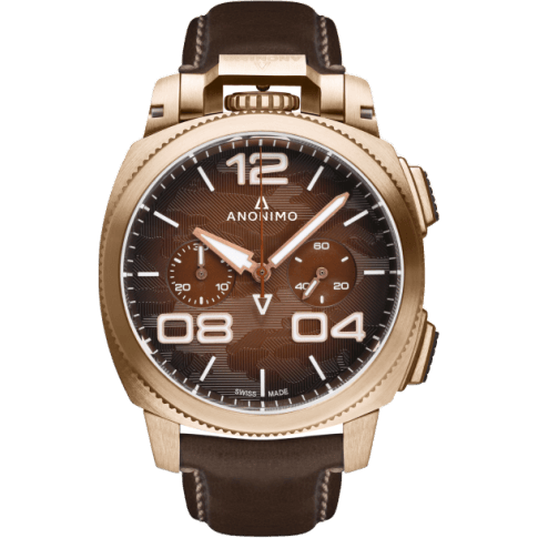 Militare Automatic Bronze / Brown Camouflage / Leather