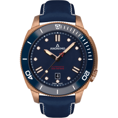 Nautilo Automatic Bronze / Blue / Leather