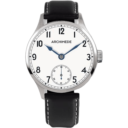 DeckWatch Stainless Steel / Silver / Black Leather