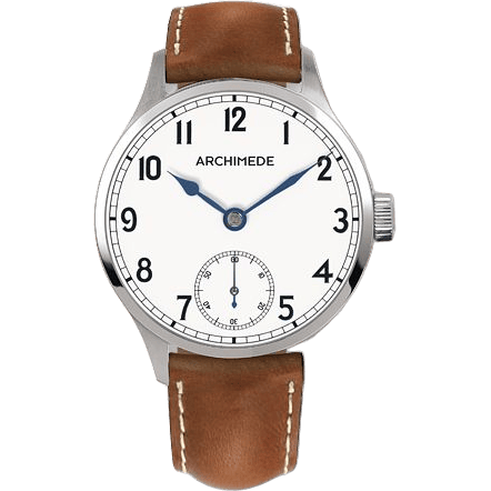 DeckWatch Stainless Steel / Silver / Brown Leather