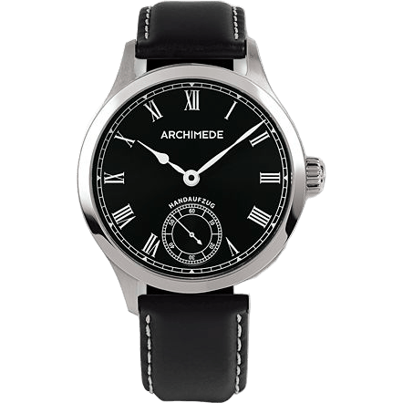 DeckWatch Stainless Steel / Black / Black Leather