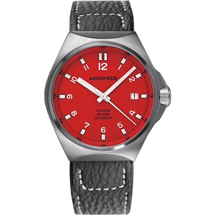 OutDoor 39 Protect Stainless Steel / Red / Leather