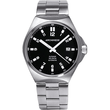 OutDoor 39 Protect Stainless Steel / Black / Bracelet