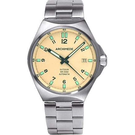 OutDoor 39 Protect Stainless Steel / Cream / Bracelet