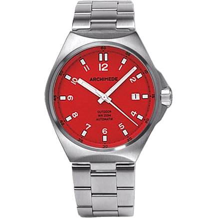 OutDoor 39 Protect Stainless Steel / Red / Bracelet