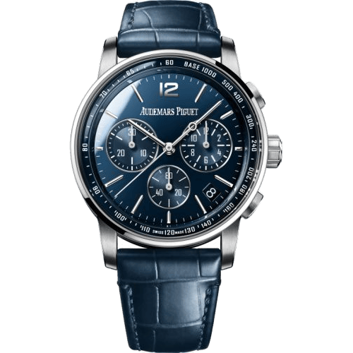 CODE 11.59 Chronograph Selfwinding White Gold / Blue