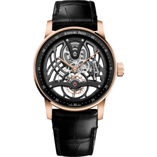 CODE 11.59 Tourbillon Openworked Red Gold / Black