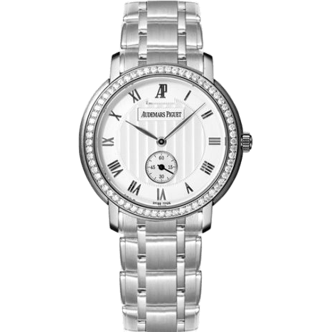 Jules Audemars Small Seconds White Gold / Diamond / Silver / Bracelet